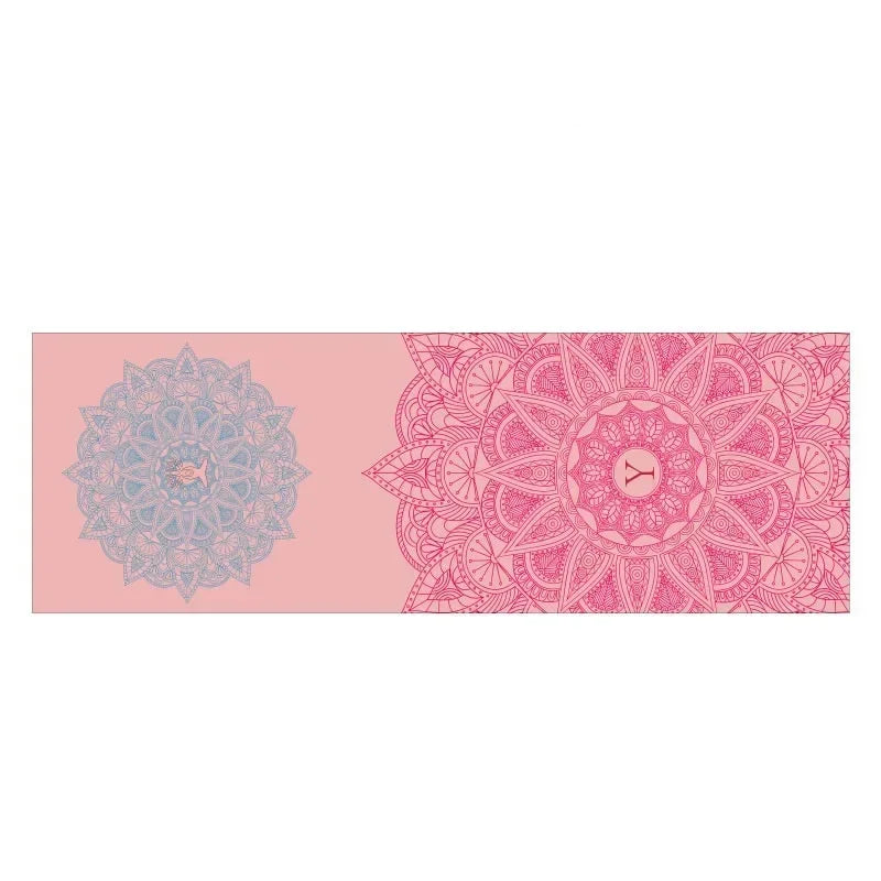 Fleece Yoga Towel Sweat Absorbent Non-Slip Fitness Mat