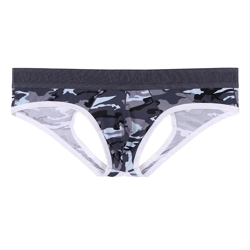 Camouflage U-Pouch Low-Rise Jockstrap