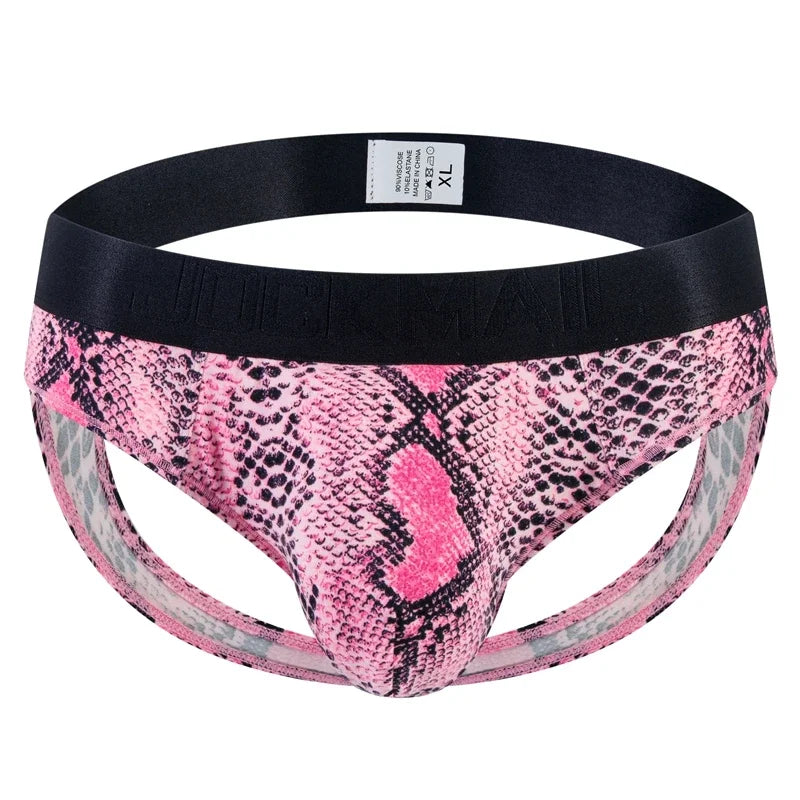 Leopard Cutout Low-Rise Briefs