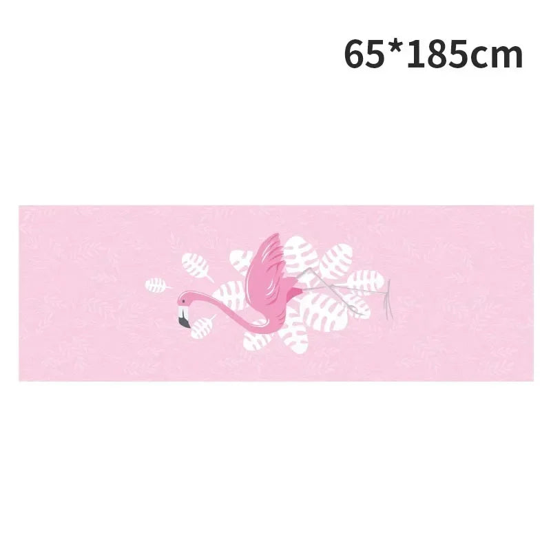 Fleece Yoga Towel Sweat Absorbent Non-Slip Fitness Mat