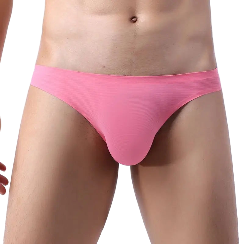 Ice Silk Traceless Low-Waist Briefs