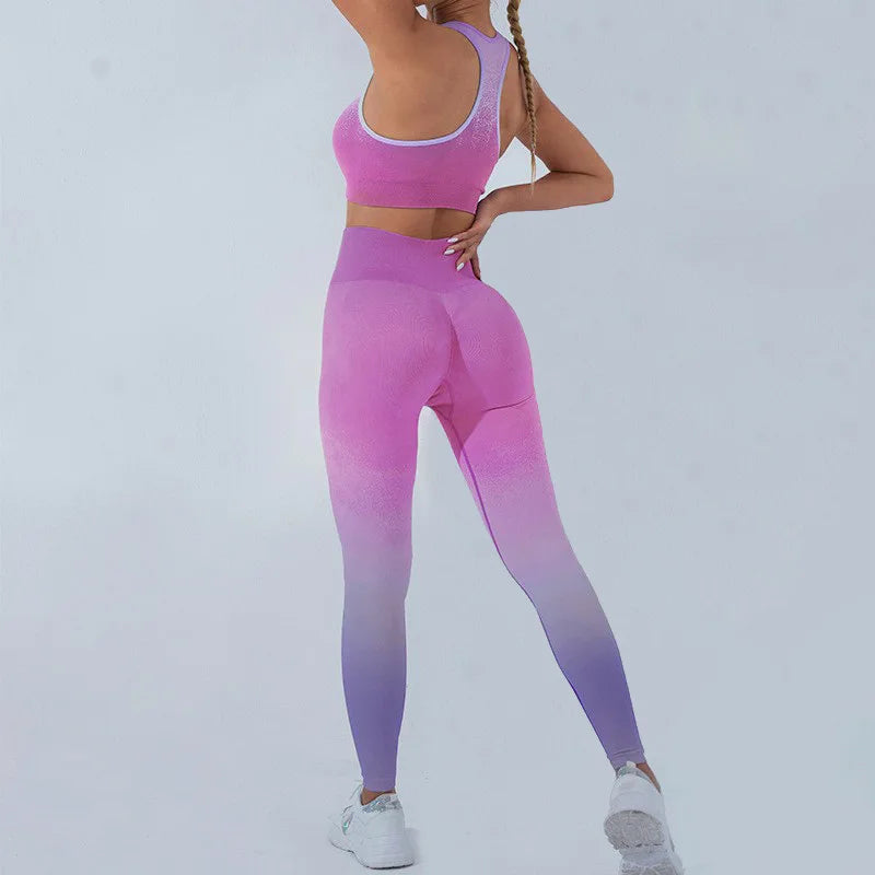 Gradient Long Leggings Set
