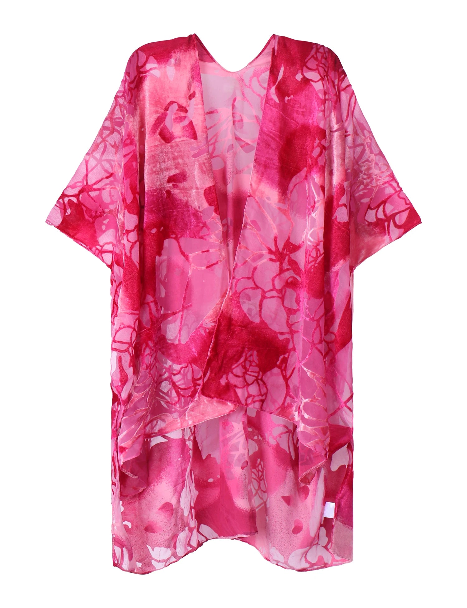 Tassel Plush Beach Kimono