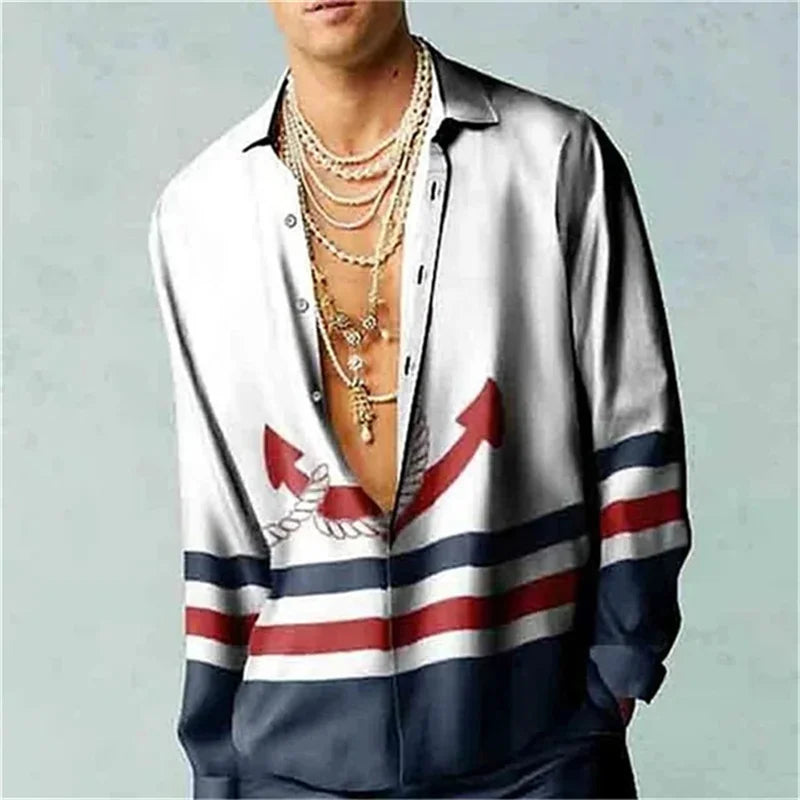 Men's 3D Printed Summer Shirt