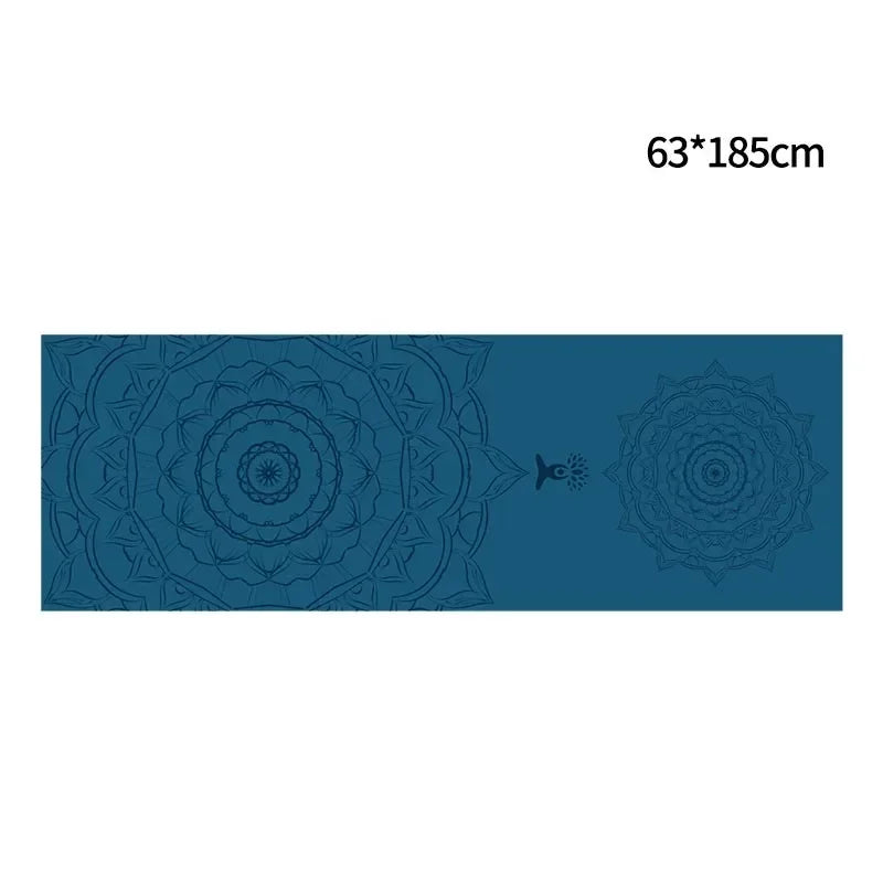 Fleece Yoga Towel Sweat Absorbent Non-Slip Fitness Mat
