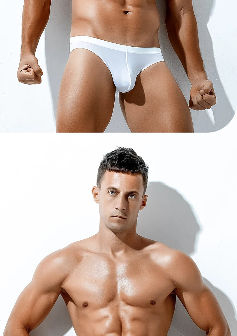 Ice Silk Breathable U-Pouch Briefs
