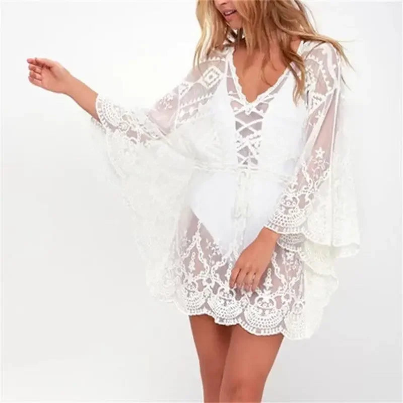 Lace Pareo Beach Tunic