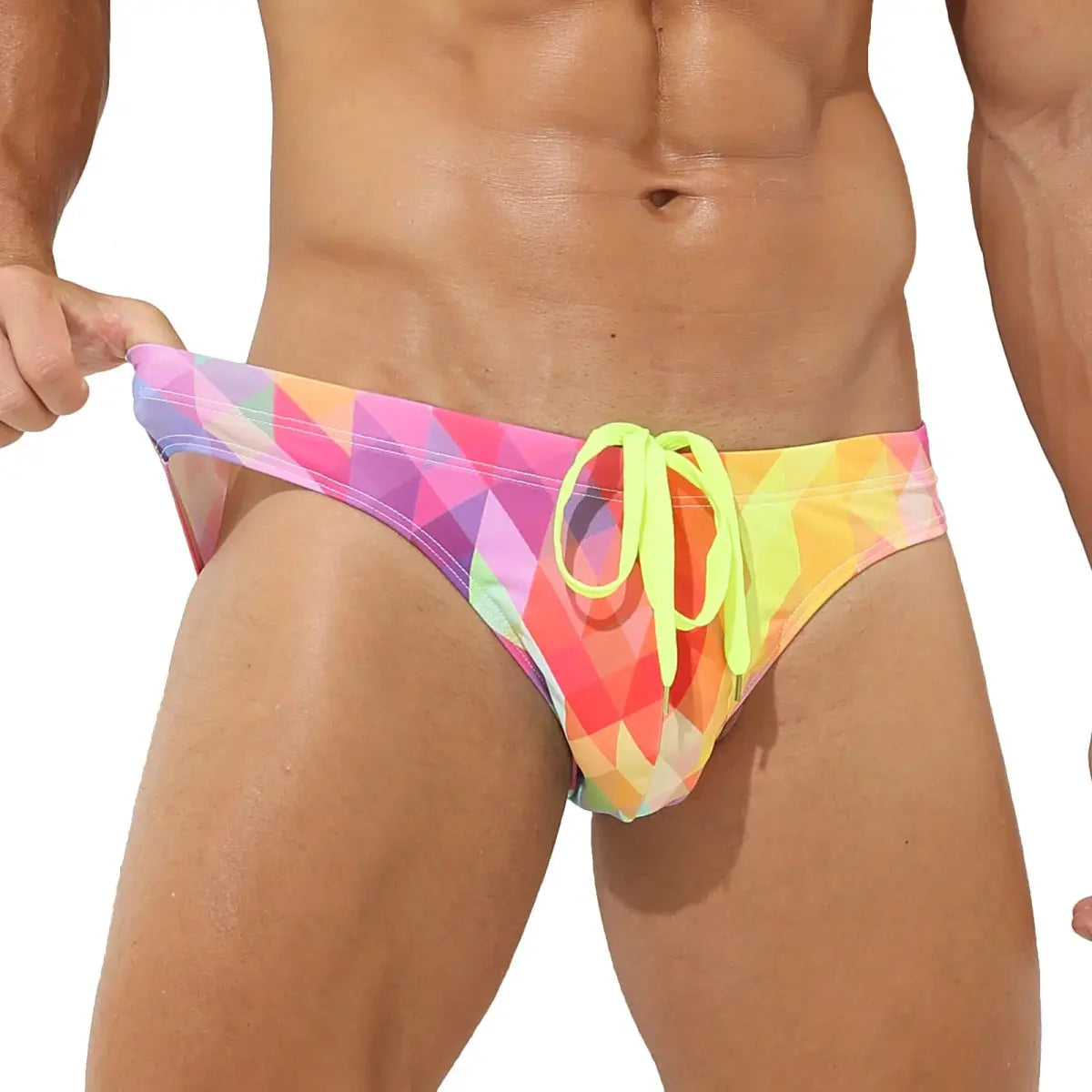 Abstract - Swim Mini Briefs - WOWihte