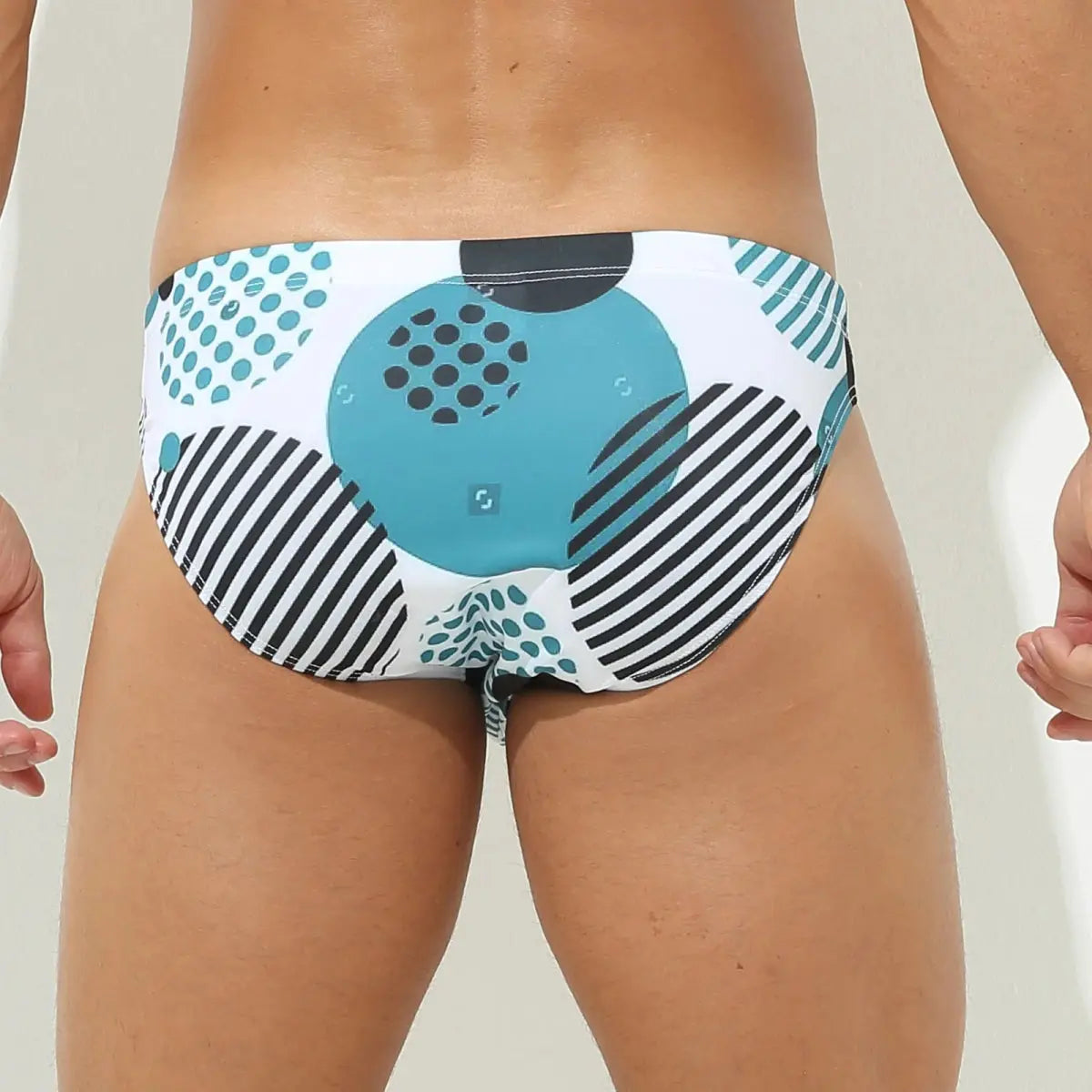 Abstract - Swim Mini Briefs - WOWihte