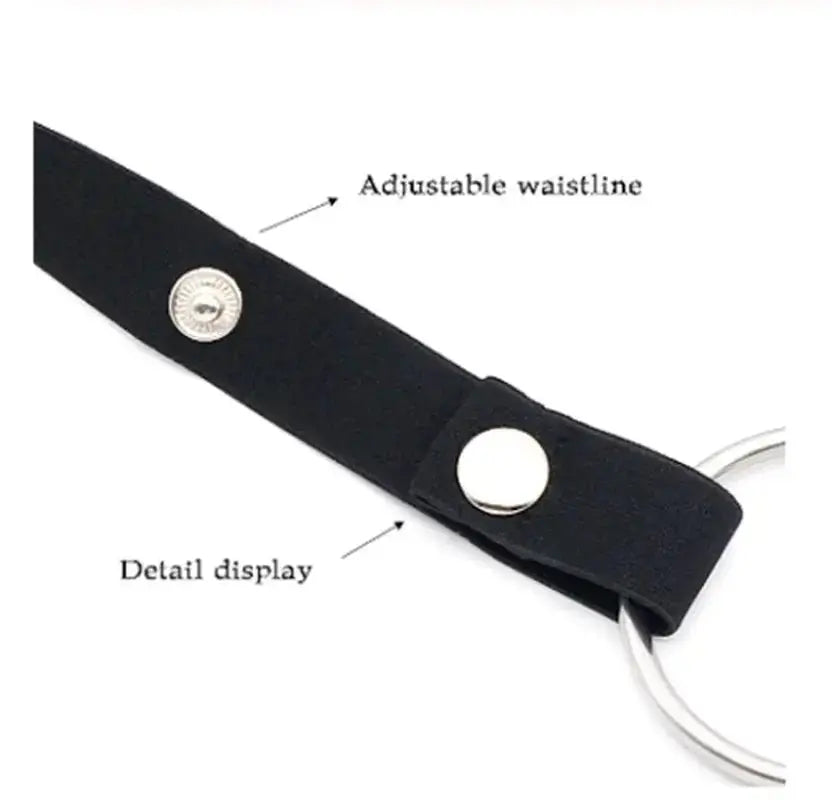 Adjustable Chastity Cage Auxiliary Belt - WOWihte