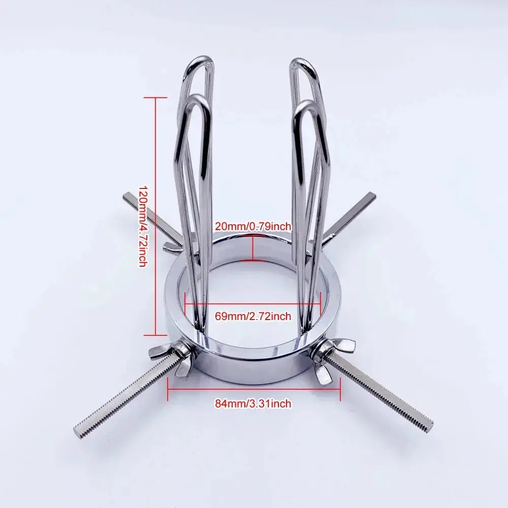 Adjustable Stainless Steel Anal Spreader - WOWihte