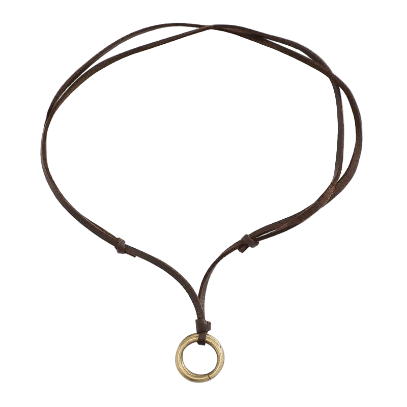 Adjustable Vintage Circle Necklace - WOWihte