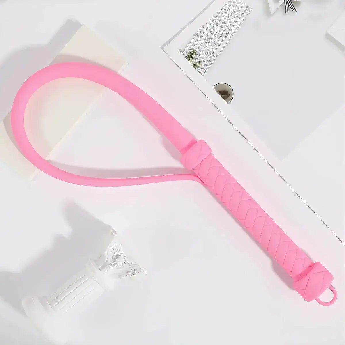 All Silicone Flogger High Elasticity BDSM Whip Spanking Caning Paddle For Adult SM Games Sexyshop Erotic Accessories Adult Toys - WOWihte