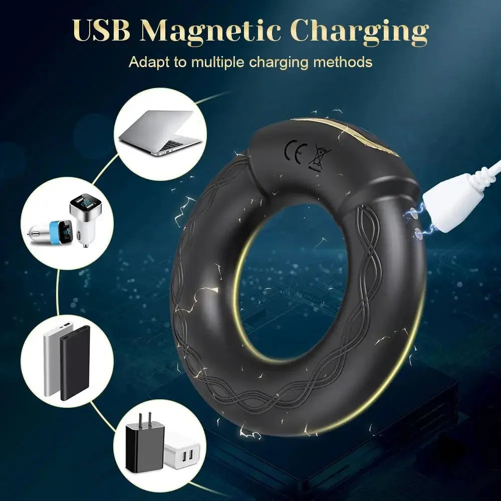 APP Controlled Heated Vibrating Ring - WOWihte