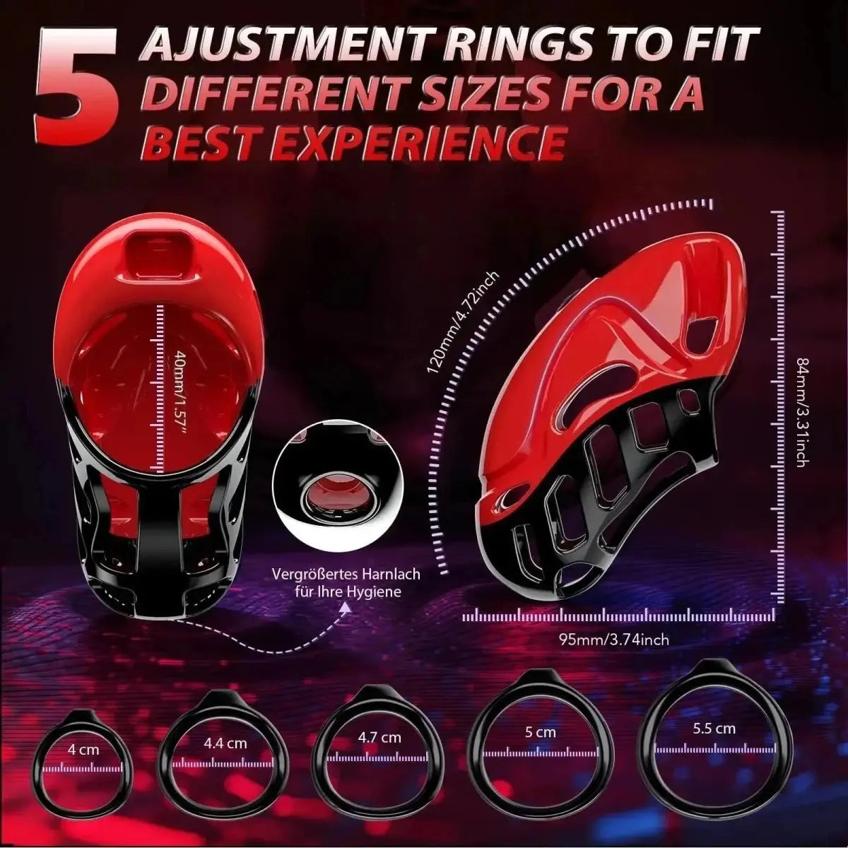App - Controlled Vibrating Chastity Lock - WOWihte