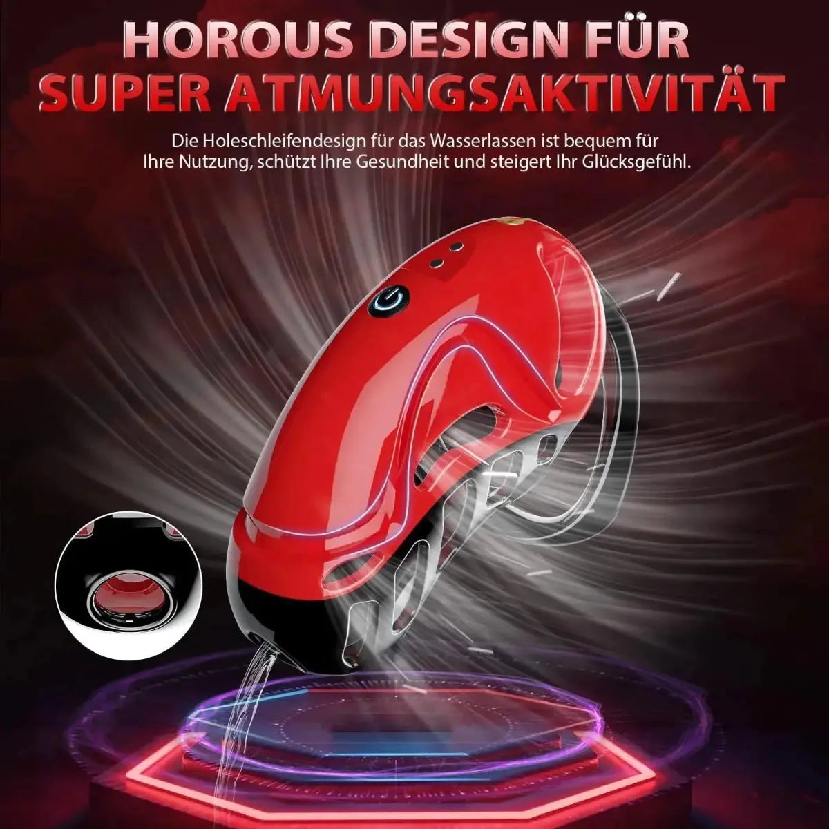 App - Controlled Vibrating Chastity Lock - WOWihte