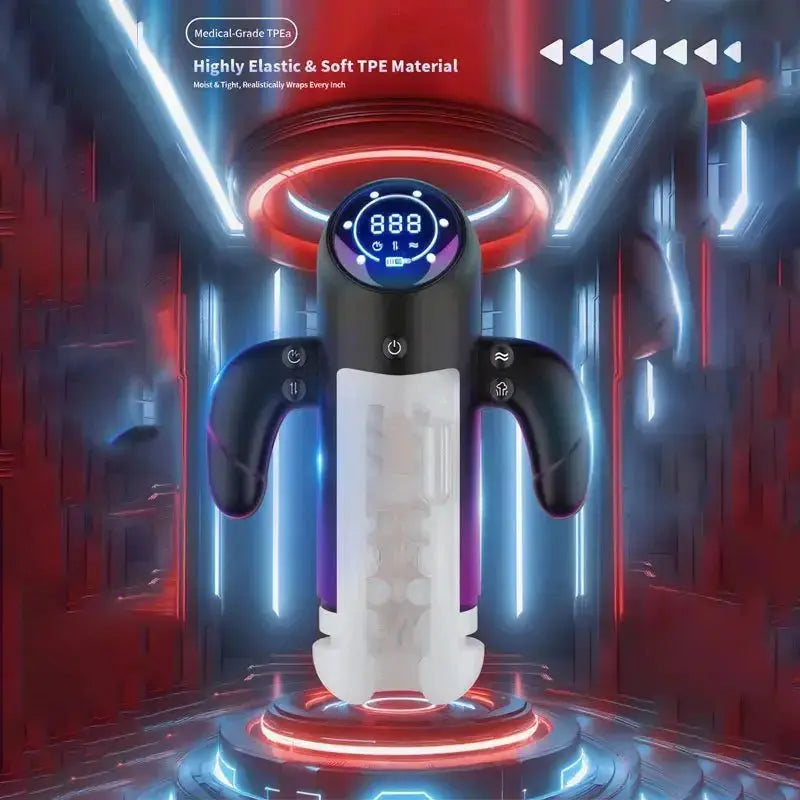Automatic Thrusting Male Masturbator LCD - WOWihte