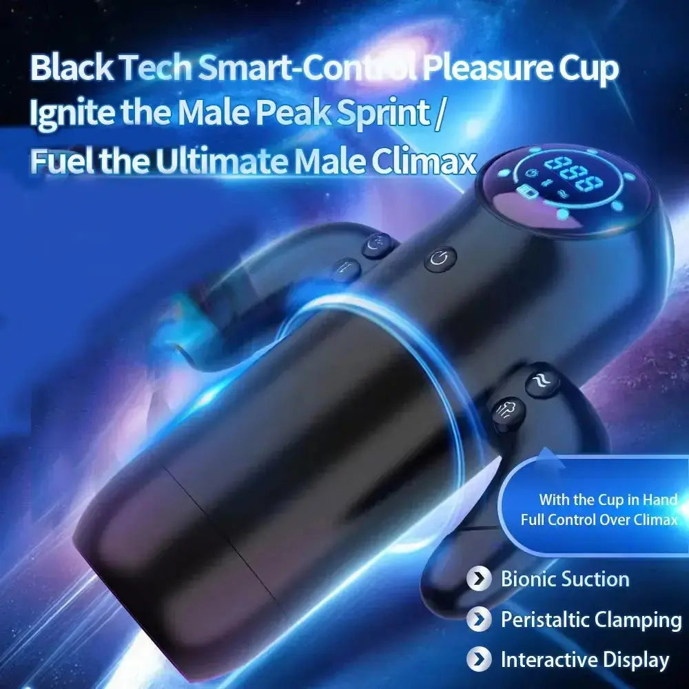 Automatic Thrusting Male Masturbator LCD - WOWihte