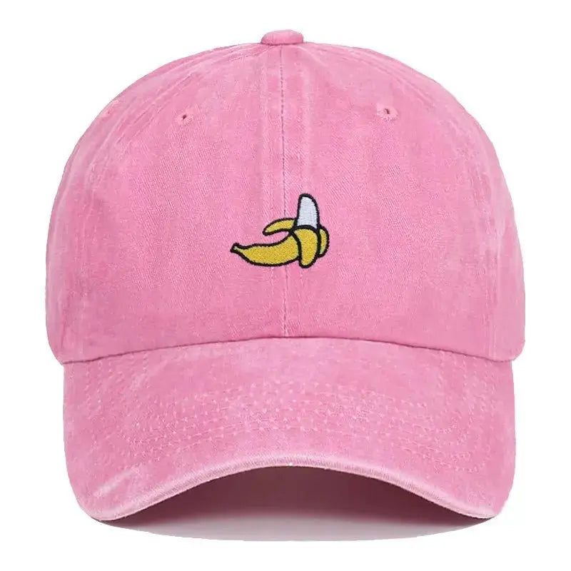 Banana Embroidered Baseball Hat - WOWihte