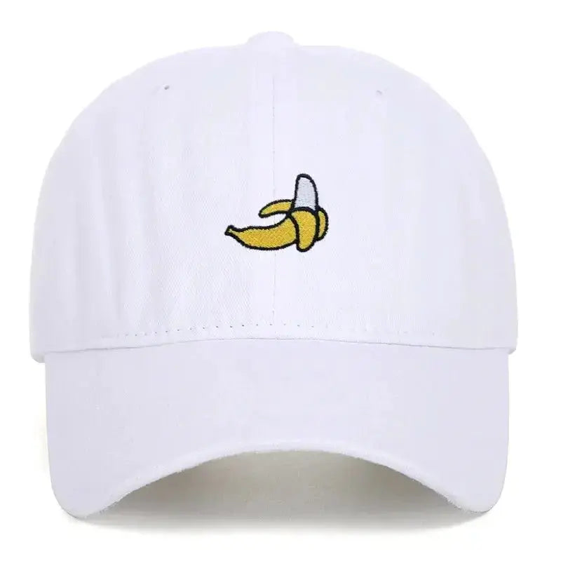 Banana Embroidered Baseball Hat - WOWihte
