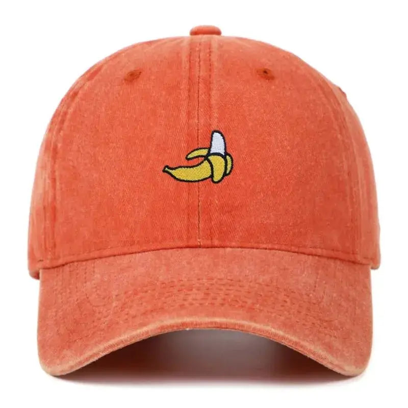 Banana Embroidered Baseball Hat - WOWihte