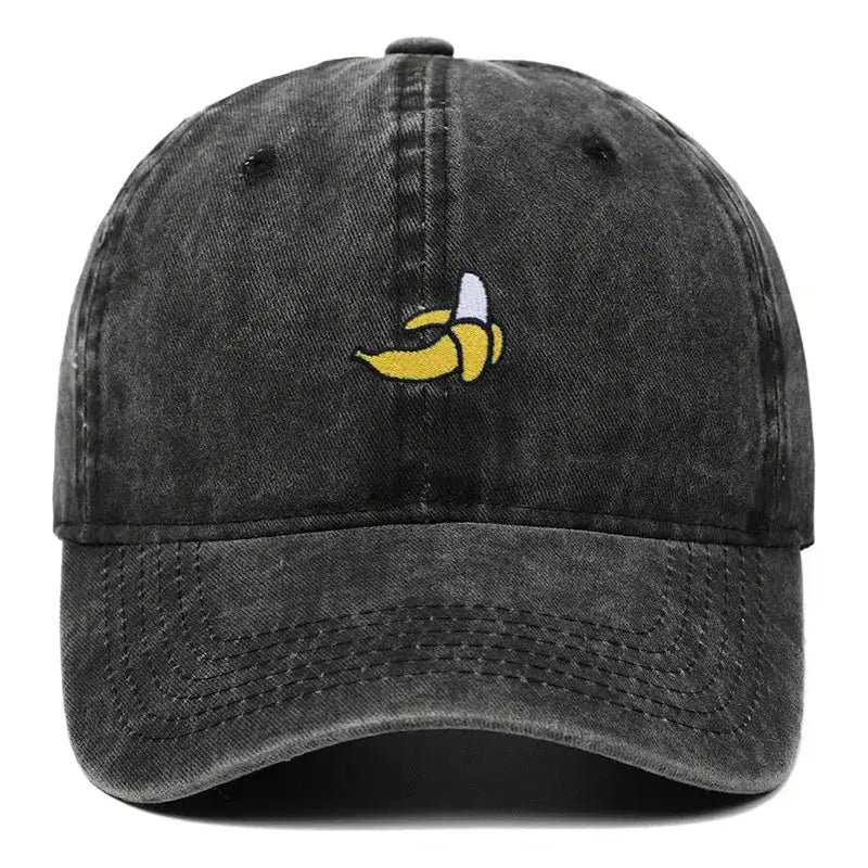 Banana Embroidered Baseball Hat - WOWihte