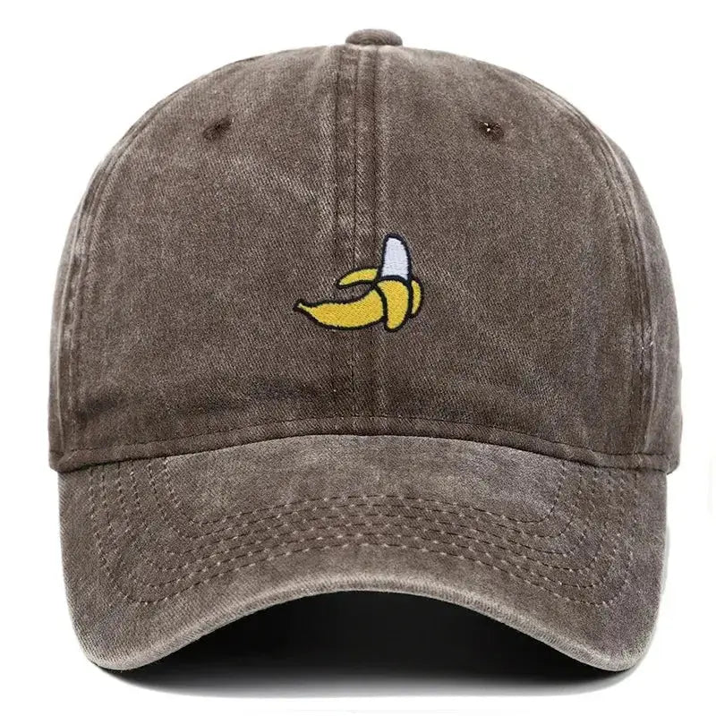 Banana Embroidered Baseball Hat - WOWihte