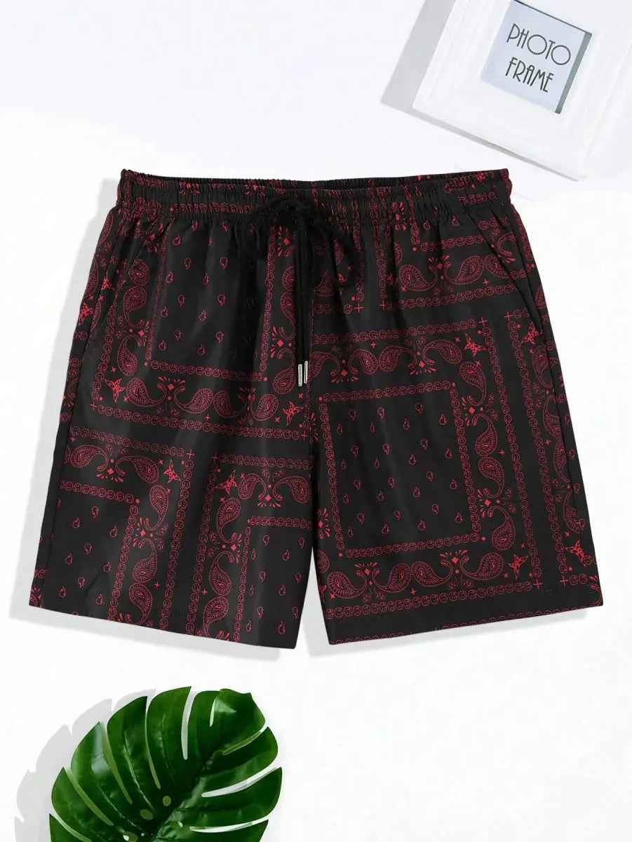 Bandana Swim Shorts - WOWihte