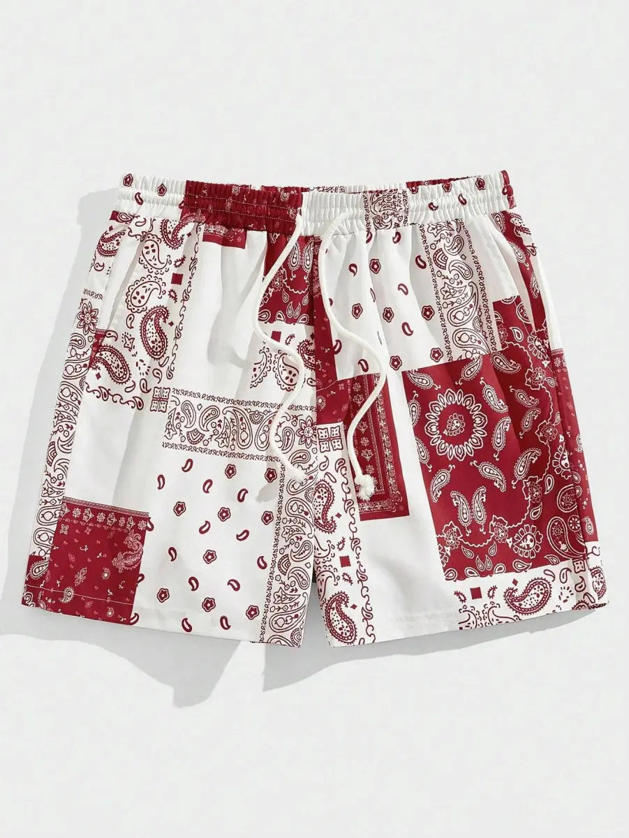 Bandana Swim Shorts - WOWihte