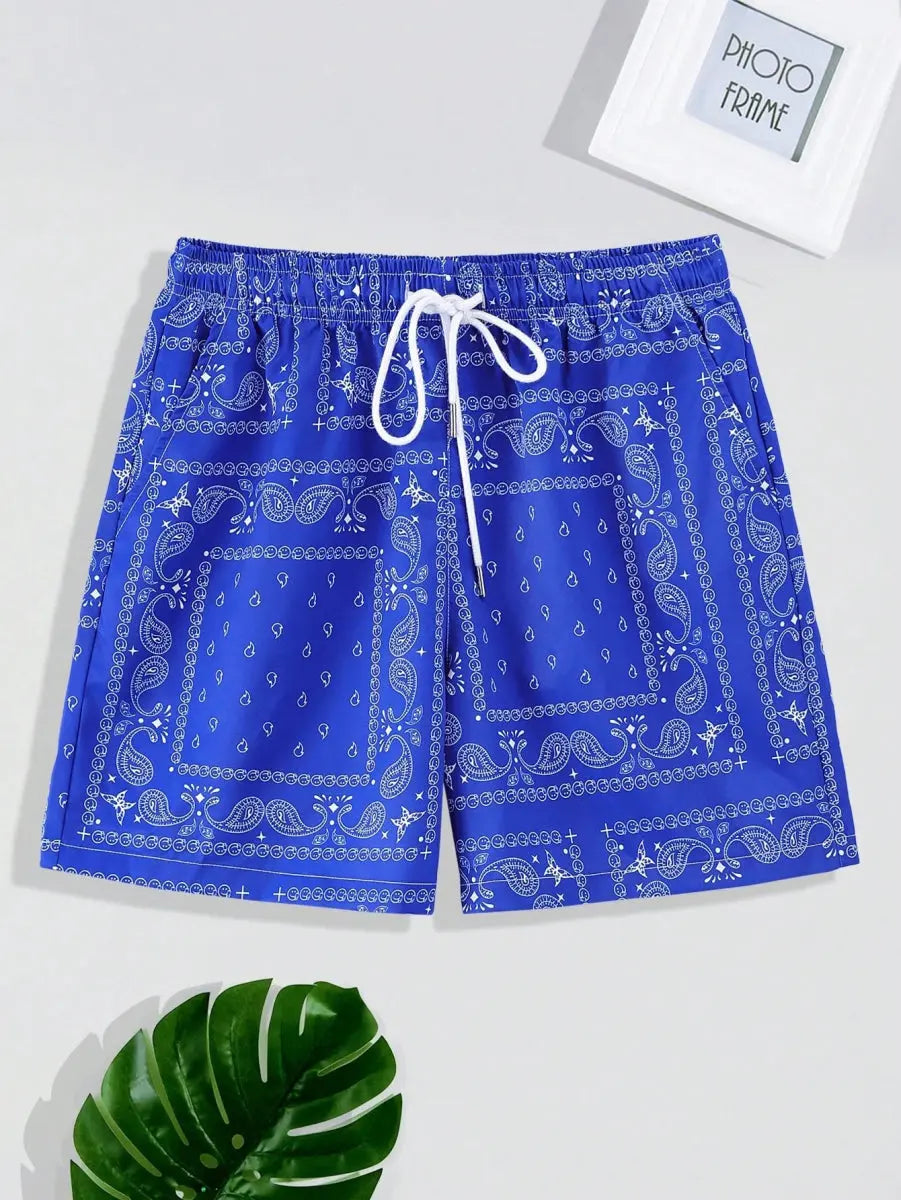 Bandana Swim Shorts - WOWihte