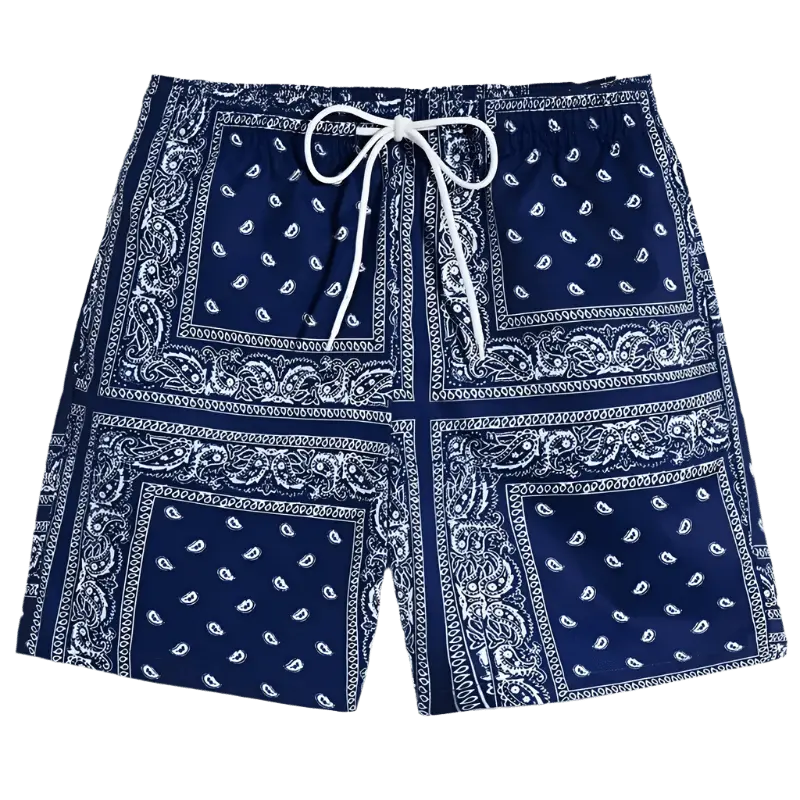 Bandana Swim Shorts - WOWihte