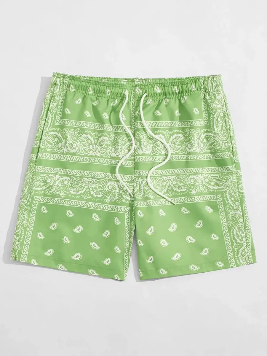 Bandana Swim Shorts - WOWihte