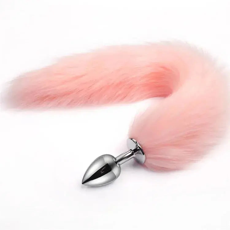BDSM Dog Tail Anal Plug - WOWihte
