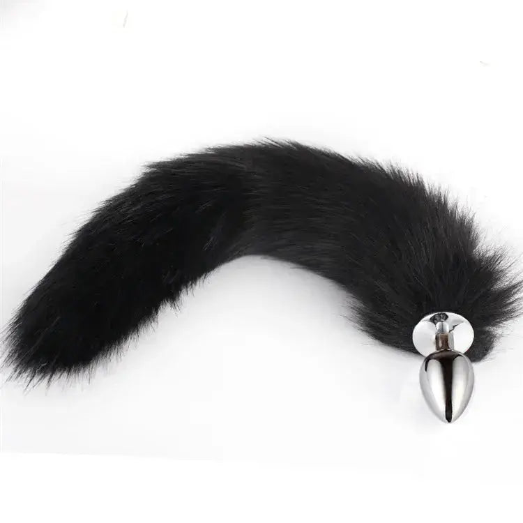 BDSM Dog Tail Anal Plug - WOWihte