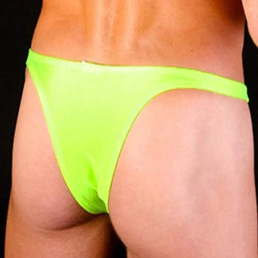 Big Pouch Swim Thong Briefs - WOWihte