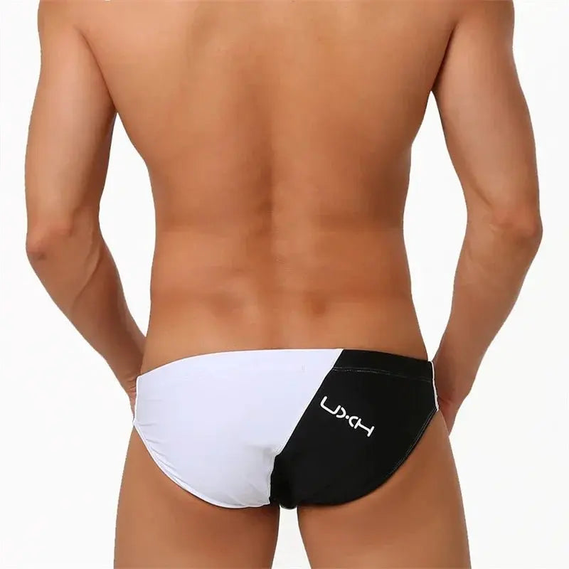 Black White - Swim Mini Briefs. - WOWihte