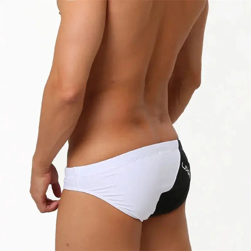Black White - Swim Mini Briefs. - WOWihte