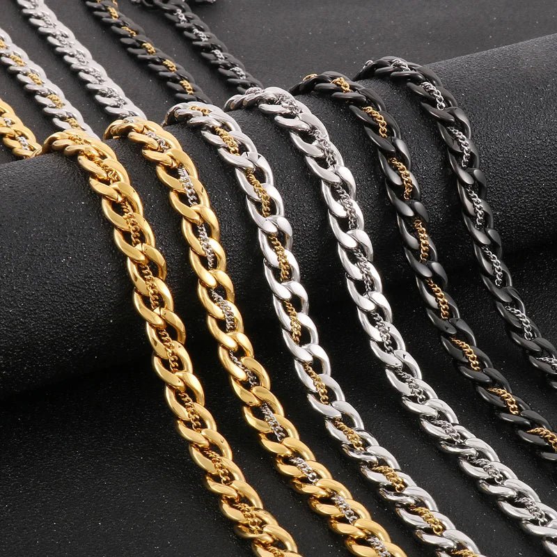 Bold Stainless Cuban Chain - WOWihte
