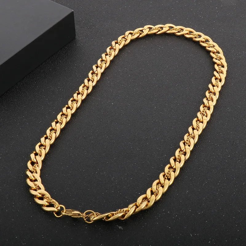 Bold Stainless Cuban Chain - WOWihte