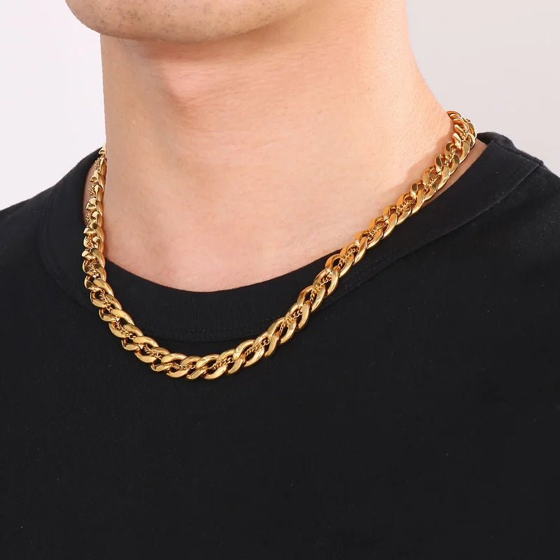 Bold Stainless Cuban Chain - WOWihte