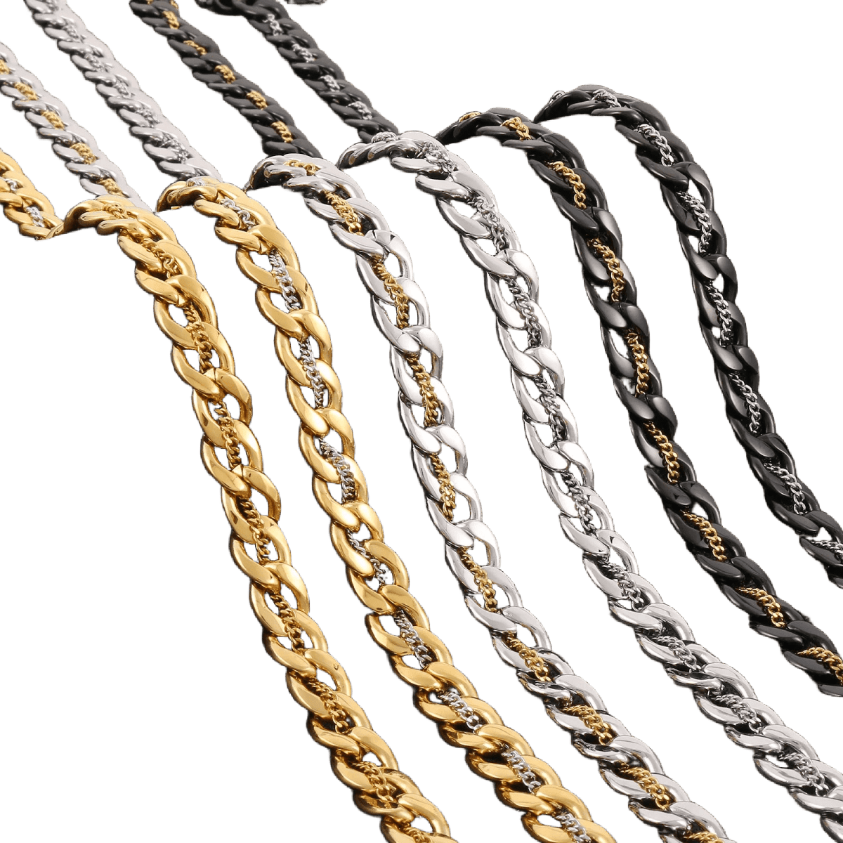 Bold Stainless Cuban Chain - WOWihte