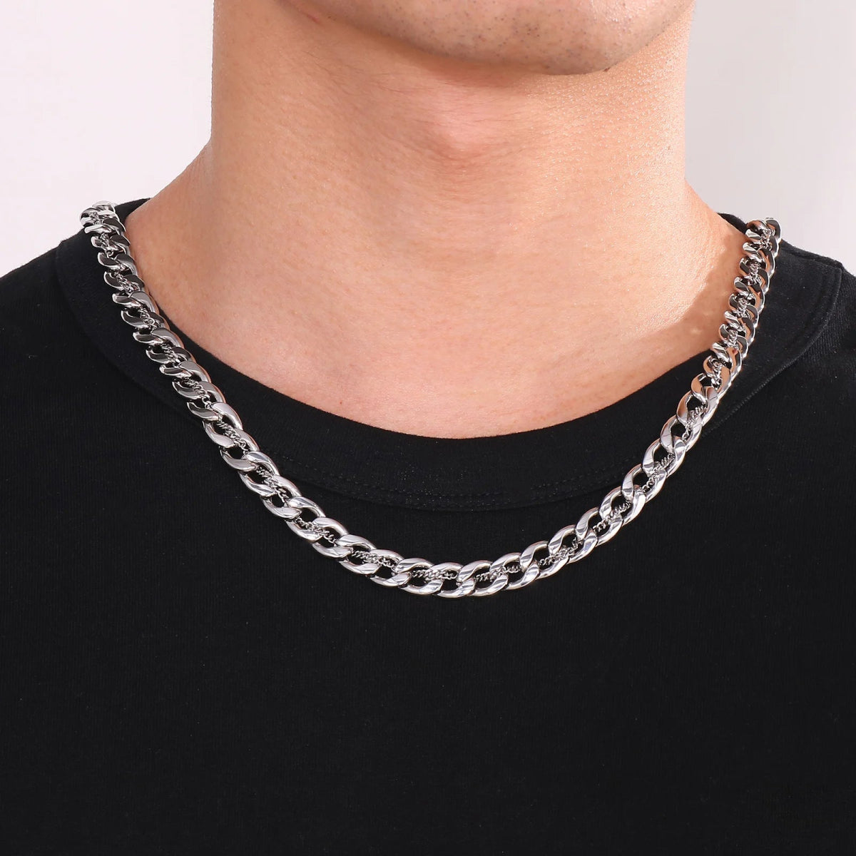 Bold Stainless Cuban Chain - WOWihte