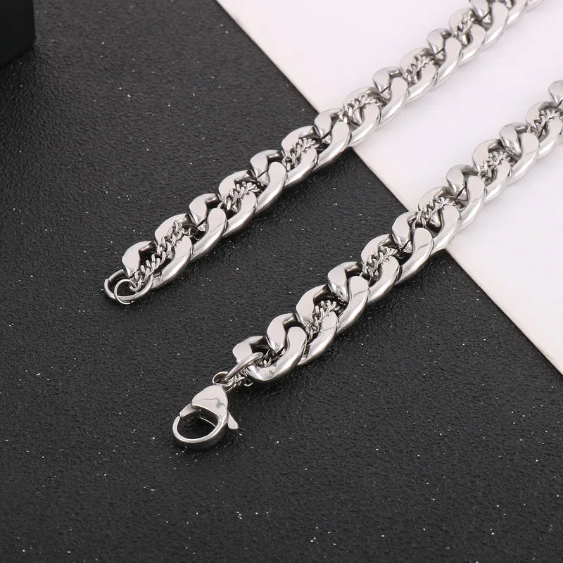 Bold Stainless Cuban Chain - WOWihte
