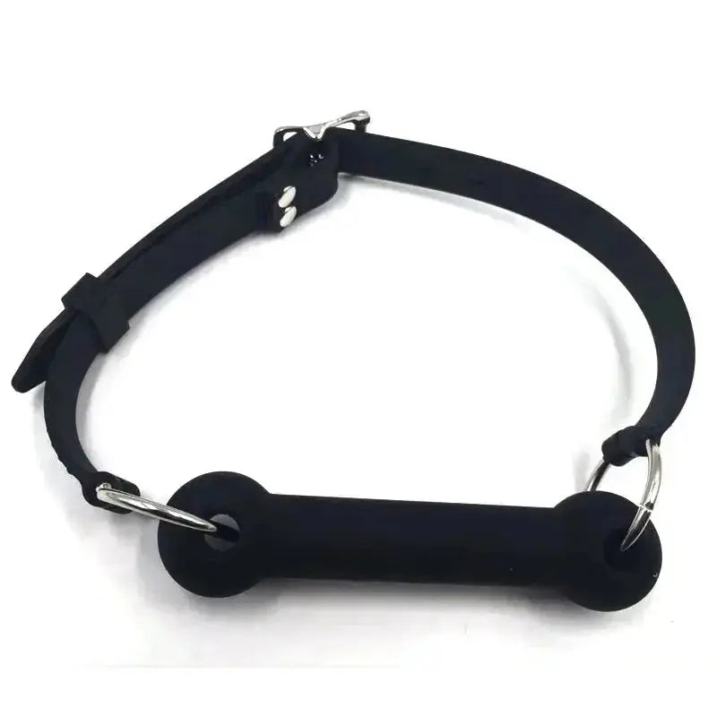 Bondage Gag with Leash Chain - WOWihte