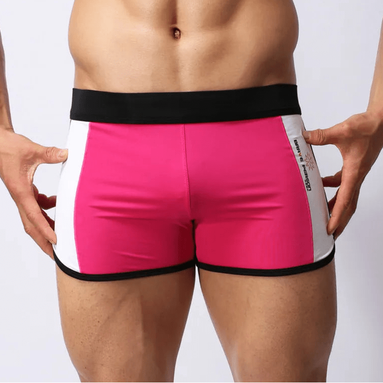 BRAVE PERSON Men's Beach Board Shorts Summer Sportswear - WOWihte