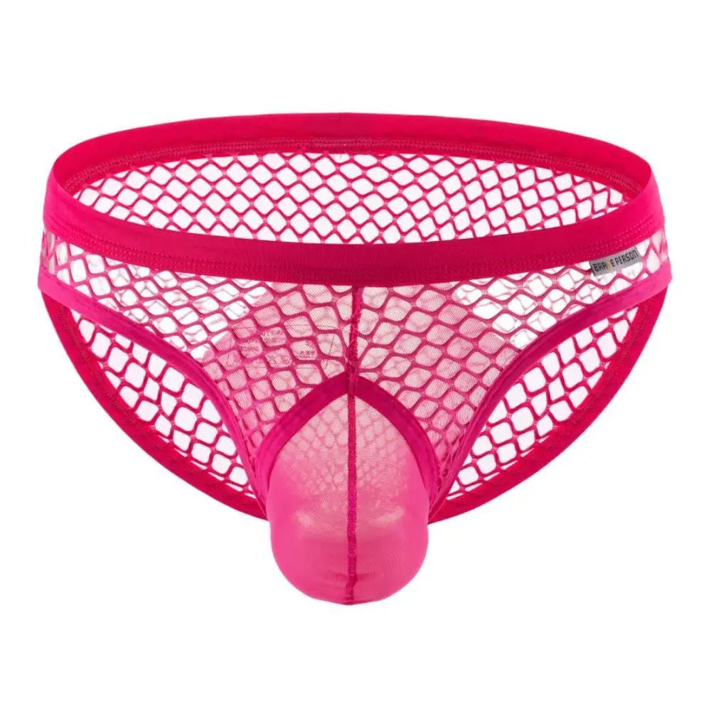 BRAVE PERSON Sexy Mesh Briefs - WOWihte