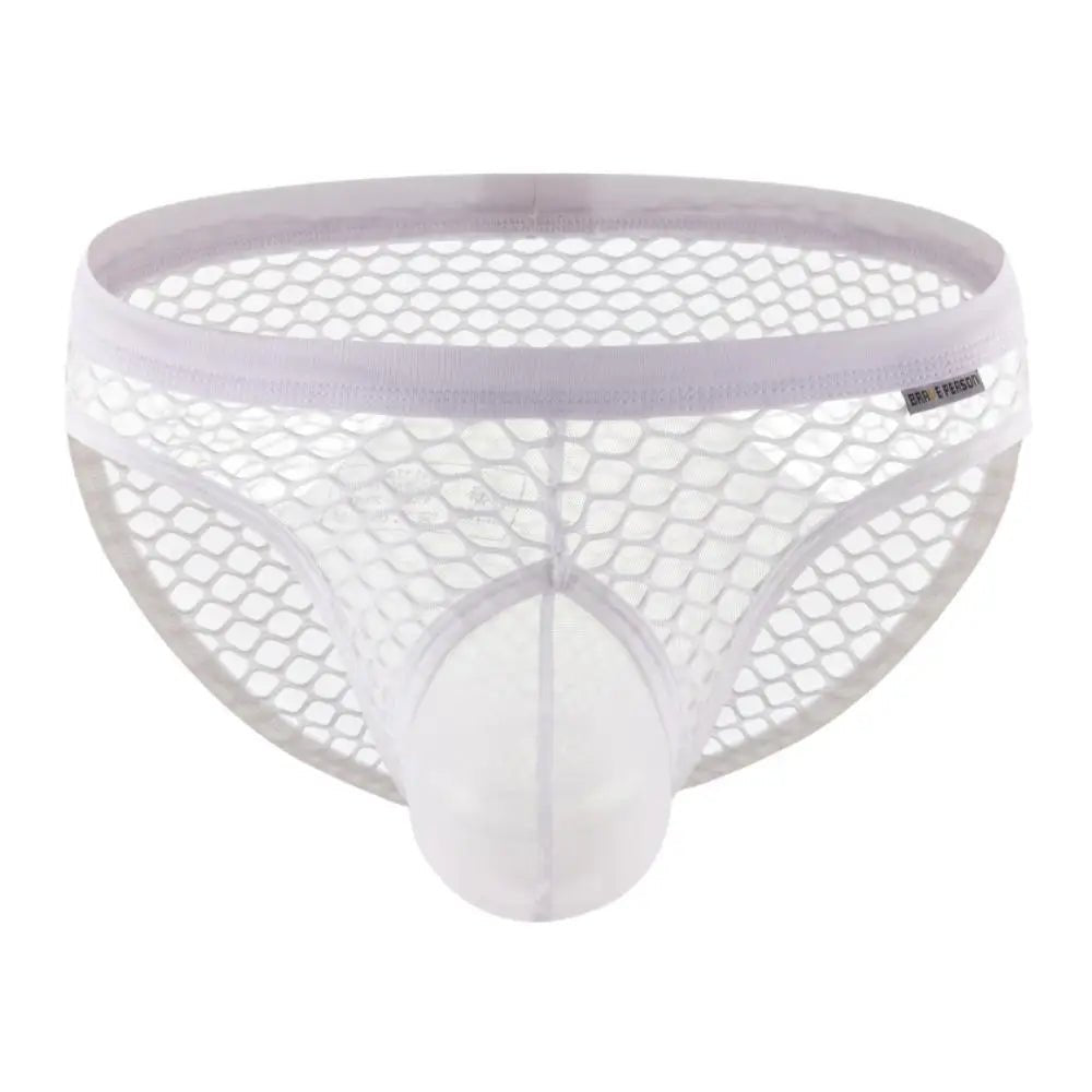 BRAVE PERSON Sexy Mesh Briefs - WOWihte