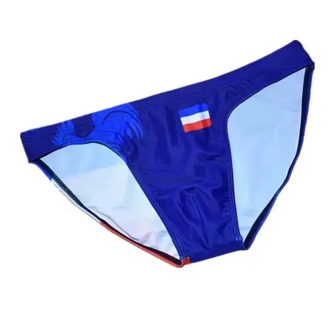 Brazilian Flag Mini Swim Briefs - WOWihte