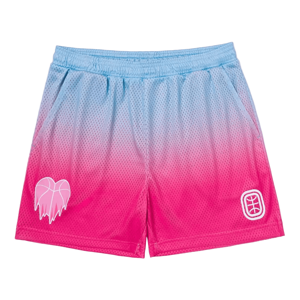 Breathable Cold Hearts Shorts - WOWihte