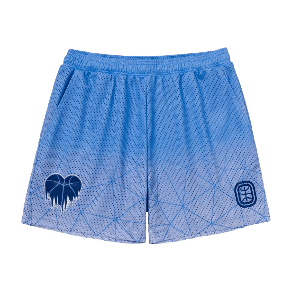 Breathable Cold Hearts Shorts - WOWihte